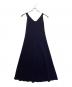 中古・古着 CASA FLINE (カーサフライン) ハイネックバックボタンドレス ネイビー サイズ:FREE：6000円