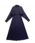 CASA FLINE (カーサフライン) ハイネックバックボタンドレス ネイビー サイズ:FREE：6000円