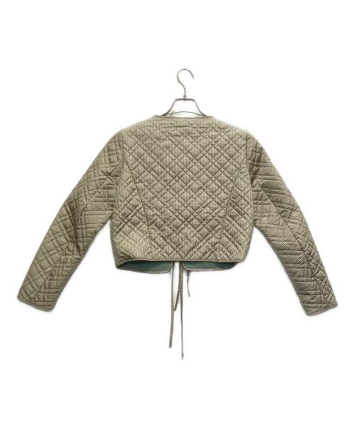 Sister Jane（シスタージェーン）Sister Jane (シスタージェーン) フリルキルティングジャケット グリーン サイズ:Sの古着・服飾アイテム