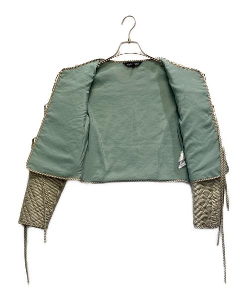 Sister Jane（シスタージェーン）Sister Jane (シスタージェーン) フリルキルティングジャケット グリーン サイズ:Sの古着・服飾アイテム