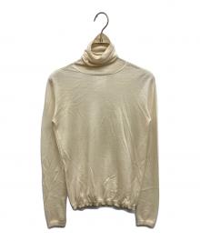 JIL SANDER（ジルサンダー）の古着「カシミヤシルクタートルネックニット」｜ベージュ