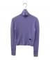 patou（パトゥ）の古着「ウールブレンドリブタートルネックニット」｜パープル