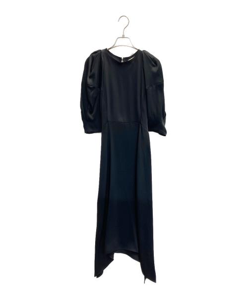 KHAITE（ケイト）KHAITE (ケイト) パフショルダードレス ブラックの古着・服飾アイテム