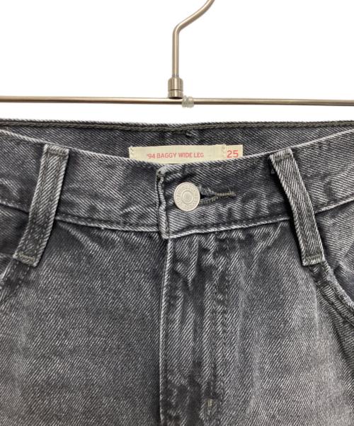 LEVI'S（リーバイス）LEVI'S (リーバイス) 94 BAGGY WIDE LEG ブラック サイズ: 63.5cm (W25)の古着・服飾アイテム