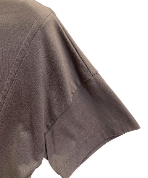 BEIGE（ベイジ）BEIGE (ベイジ) 【洗える】GLANTHUS / コットンカーブラインロングフレアワンピース グレー サイズ:2の古着・服飾アイテム