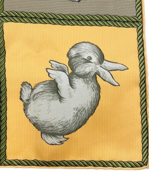 HERMES（エルメス）HERMES (エルメス) シルクスカーフ オレンジの古着・服飾アイテム