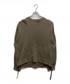 HYKEハイク）の古着「Cotton side zip pullover」｜カーキ