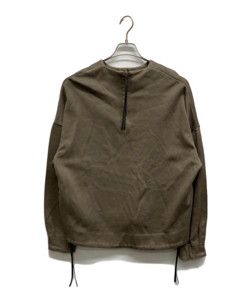 HYKE（ハイク）HYKE (ハイク) Cotton side zip pullover カーキ サイズ:2の古着・服飾アイテム