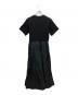 3.1 phillip lim (スリーワンフィリップリム) 半袖ワンピース ブラック：7000円