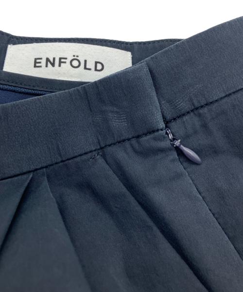 ENFOLD（エンフォルド）ENFOLD (エンフォルド) レイヤードフレアパンツ ネイビー サイズ:36の古着・服飾アイテム