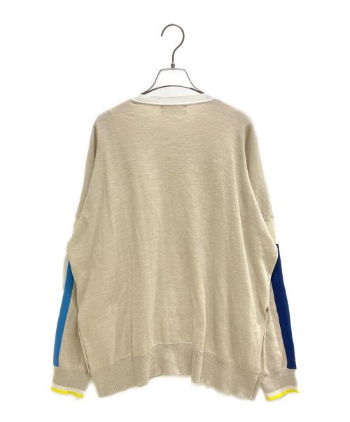 ENFOLD（エンフォルド）ENFOLD (エンフォルド) LINE WIDE PULLOVER アイボリー サイズ:38の古着・服飾アイテム