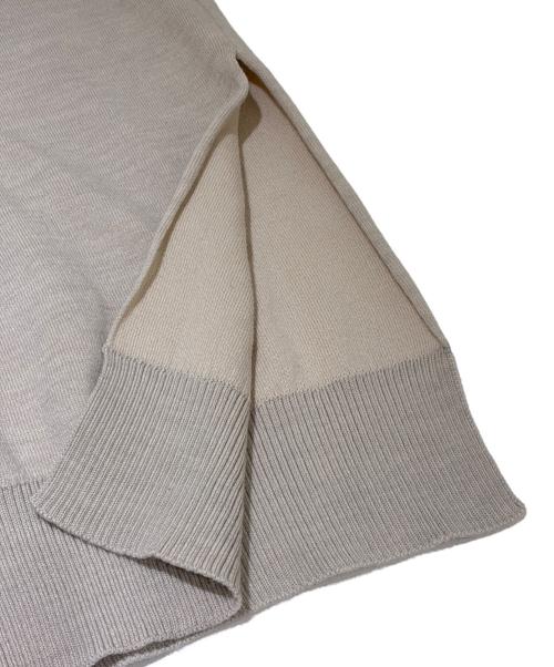 ENFOLD（エンフォルド）ENFOLD (エンフォルド) LINE WIDE PULLOVER アイボリー サイズ:38の古着・服飾アイテム