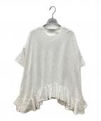 ENFOLDエンフォルド）の古着「RANDOM-FLARE T-SHIRT」｜ホワイト