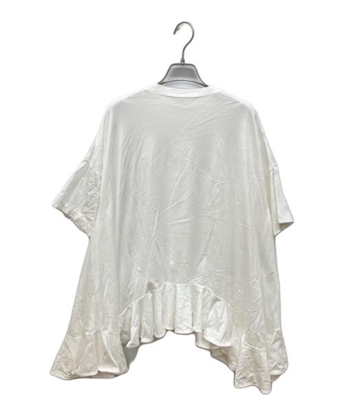 ENFOLD（エンフォルド）ENFOLD (エンフォルド) RANDOM-FLARE T-SHIRT ホワイト サイズ:38の古着・服飾アイテム