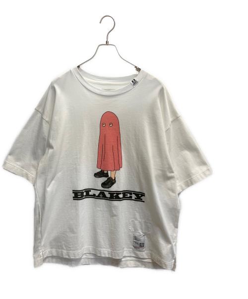 Maison MIHARA YASUHIRO（メゾン ミハラ ヤスヒロ）Maison MIHARA YASUHIRO (メゾン ミハラ ヤスヒロ) BLAKEY printed Tee オフホワイト サイズ:48の古着・服飾アイテム