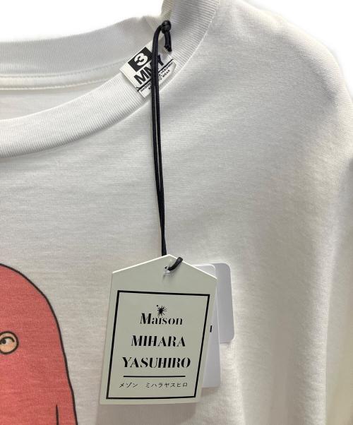Maison MIHARA YASUHIRO（メゾン ミハラ ヤスヒロ）Maison MIHARA YASUHIRO (メゾン ミハラ ヤスヒロ) BLAKEY printed Tee オフホワイト サイズ:48の古着・服飾アイテム