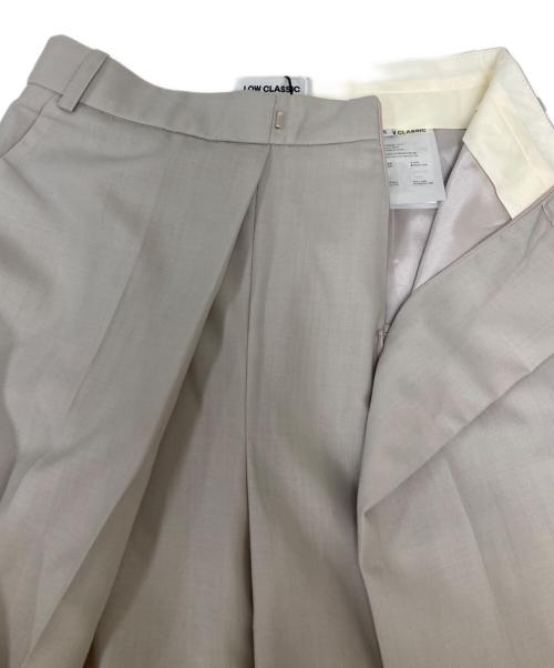 LOW CLASSIC（ロウクラシック）LOW CLASSIC (ロウクラシック) トラウザーパンツ グレー サイズ:Ｓ 未使用品の古着・服飾アイテム
