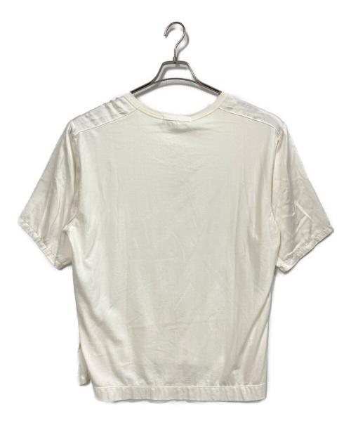 pelleq（ペレック）pelleq (ペレック) シルクT ホワイト サイズ:36の古着・服飾アイテム