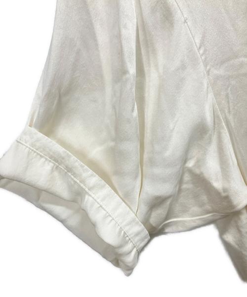 pelleq（ペレック）pelleq (ペレック) シルクT ホワイト サイズ:36の古着・服飾アイテム