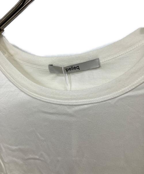 pelleq（ペレック）pelleq (ペレック) シルクT ホワイト サイズ:36の古着・服飾アイテム