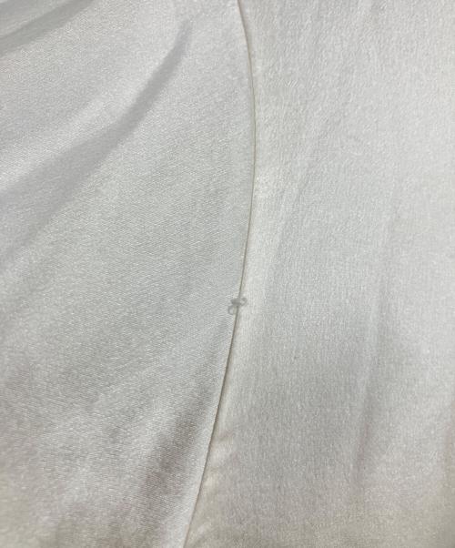 pelleq（ペレック）pelleq (ペレック) シルクT ホワイト サイズ:36の古着・服飾アイテム
