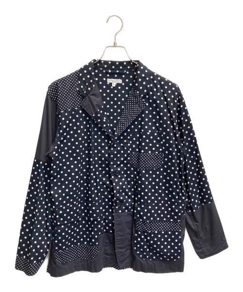 Engineered Garments（エンジニアド ガーメンツ）Engineered Garments (エンジニアド ガーメンツ) LOITER JACKET Big Polka Dot Broadcloth ネイビー サイズ:Sの古着・服飾アイテム