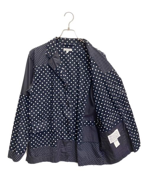 Engineered Garments（エンジニアド ガーメンツ）Engineered Garments (エンジニアド ガーメンツ) LOITER JACKET Big Polka Dot Broadcloth ネイビー サイズ:Sの古着・服飾アイテム