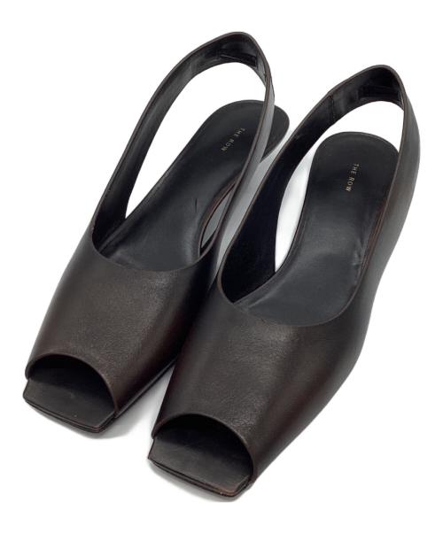THE ROW（ザ ロウ）THE ROW (ザ ロウ) レザー スリングバック サンダル　SHARP SLINGBACK　 ブラウン サイズ:36 1/2の古着・服飾アイテム