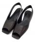 THE ROW（ザ ロウ）の古着「レザー スリングバック サンダル　SHARP SLINGBACK　」｜ブラウン