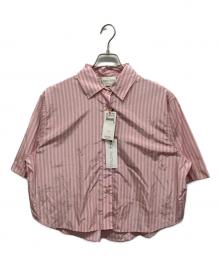 forte forte（フォルテ・フォルテ）の古着「my shirt stripe」｜ピンク