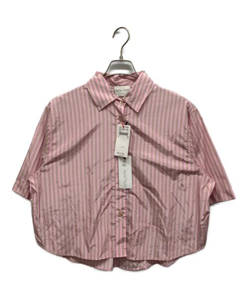 forte forte（フォルテ・フォルテ）forte forte (フォルテ・フォルテ) my shirt stripe ピンク サイズ:1の古着・服飾アイテム