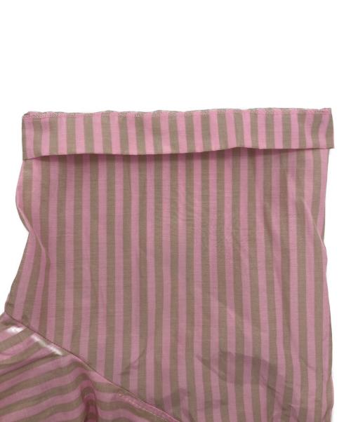 forte forte（フォルテ・フォルテ）forte forte (フォルテ・フォルテ) my shirt stripe ピンク サイズ:1の古着・服飾アイテム