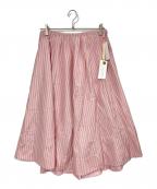 forte forteフォルテ・フォルテ）の古着「my skirt stripe」｜ピンク