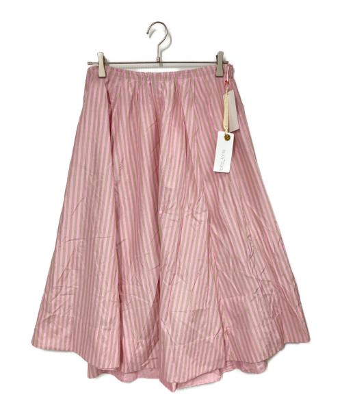 forte forte（フォルテ・フォルテ）forte forte (フォルテ・フォルテ) my skirt stripe ピンク サイズ:1の古着・服飾アイテム