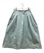 MARNIマルニ）の古着「ポプリンボリュームスカート」｜ライトブルー