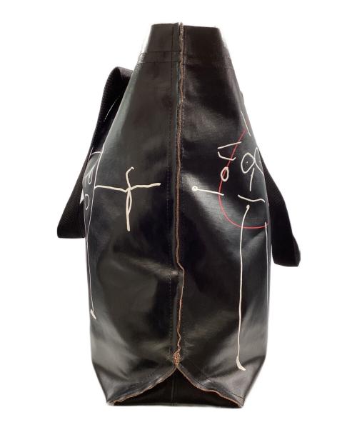 PLAN C（プランシー）PLAN C (プランシー) ピリアンドビアンカラージトートバック ブラックの古着・服飾アイテム