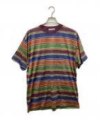 missoni sportsミッソーニスポーツ）の古着「ボーダーTシャツ」｜パープル