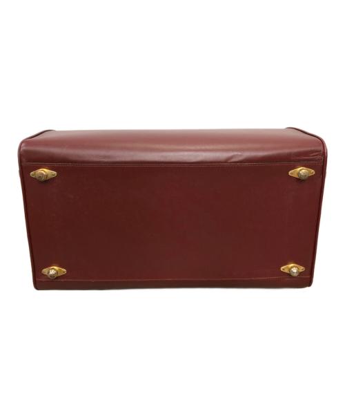 Cartier（カルティエ）Cartier (カルティエ) MUST LINE DOCTER BAG／マストライン ドクターバッグ ボルドーの古着・服飾アイテム