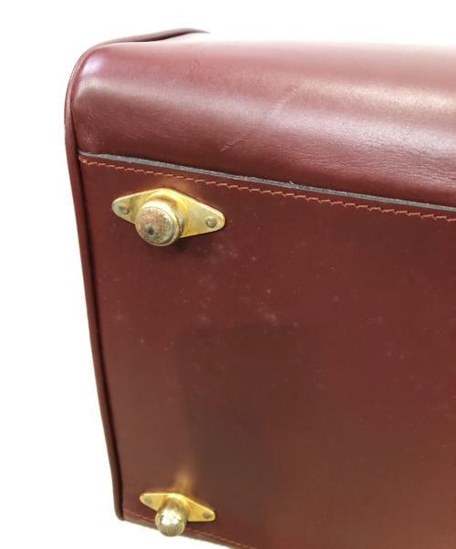 Cartier（カルティエ）Cartier (カルティエ) MUST LINE DOCTER BAG／マストライン ドクターバッグ ボルドーの古着・服飾アイテム