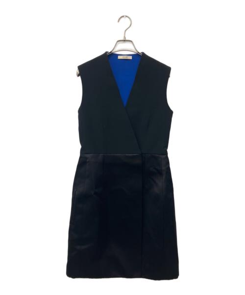 CELINE（セリーヌ）CELINE (セリーヌ) ノースリーブワンピース ブラック サイズ:36の古着・服飾アイテム