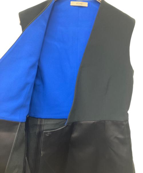 CELINE（セリーヌ）CELINE (セリーヌ) ノースリーブワンピース ブラック サイズ:36の古着・服飾アイテム