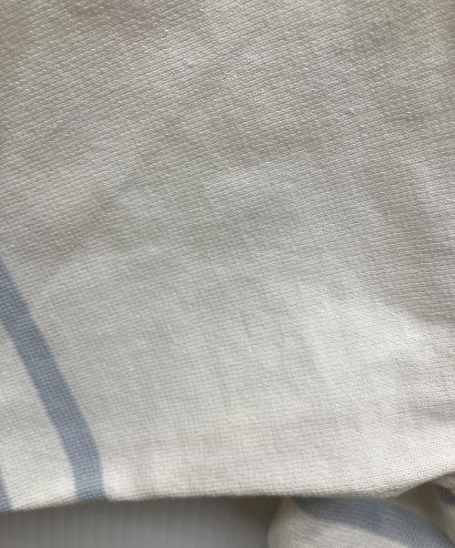 OUTIL（ウティ）OUTIL (ウティ) バスクシャツ ボーダーロングスリーブカットソー　Tシャツ ライトブルーの古着・服飾アイテム