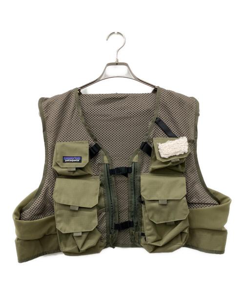Patagonia（パタゴニア）Patagonia (パタゴニア) フィッシングベスト カーキ サイズ:Lの古着・服飾アイテム