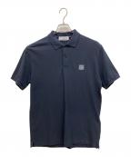 STONE ISLANDストーンアイランド）の古着「オーガニックコットンピケポロシャツ」｜ネイビー