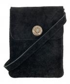 FULLCOUNT×Mt.hillフルカウント×マウントヒル）の古着「Suede Medicine Shoulder Bag」｜ブラック