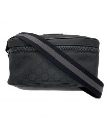 GUCCI（グッチ）の古着「GGナイロン 2WAYバッグ　ボディバッグ」｜ブラック