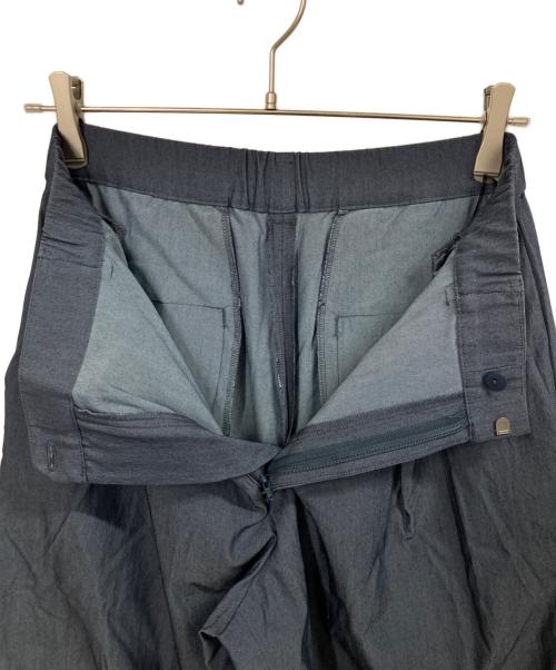 自由区（ジユウク）自由区 (ジユウク) ドレープツイルワイド パンツ インディゴ サイズ:40の古着・服飾アイテム