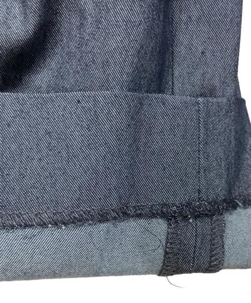 自由区（ジユウク）自由区 (ジユウク) ドレープツイルワイド パンツ インディゴ サイズ:40の古着・服飾アイテム