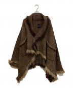 45Rフォーティファイブ・アール）の古着「インドメリノのポンチョショート」｜ブラウン