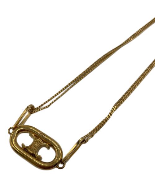 CELINE（セリーヌ）CELINE (セリーヌ) トリオンフネックレス ゴールドの古着・服飾アイテム